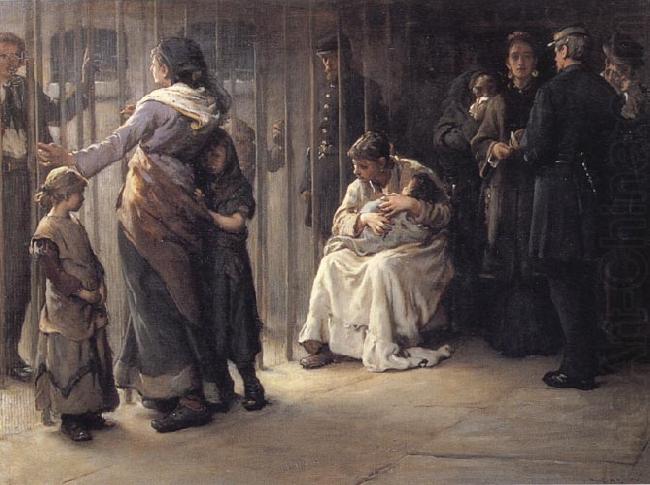 Newgate-Committed for trial, Frank Holl